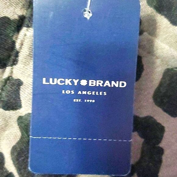 Lucky Brand Gray & Black Leopard Print Super Soft Comfy Lounging Joggers - Picture 10 of 11